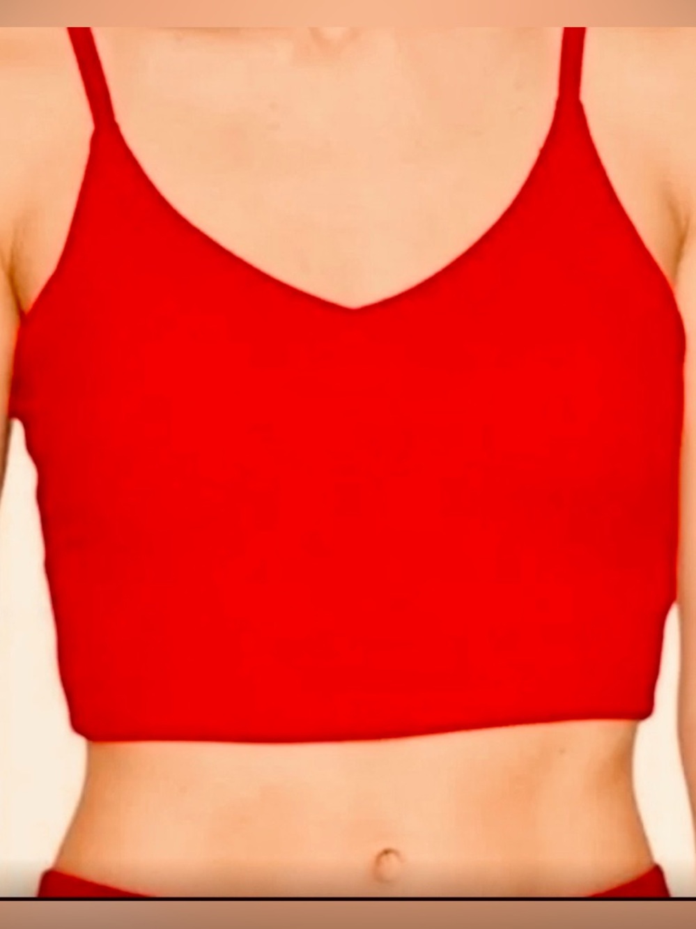 NWOT Athleta Elation V-Neck Longline
Sports Bra